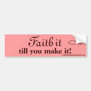 Autocollant De Voiture Praise Him N Pink Bible quota Customize