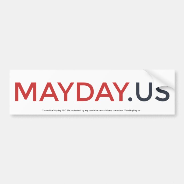 Autocollant De Voiture Premier mai Bumpersticker (Devant)
