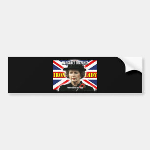 Autocollant De Voiture Premier ministre de Margaret Thatcher