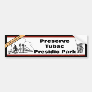 Autocollant De Voiture Préservez l'adhésif pour pare-chocs de Presidio