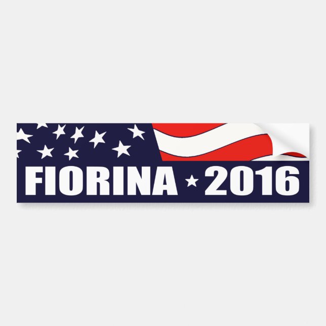 Autocollant De Voiture Président Carly Fiorina en 2016 (Devant)