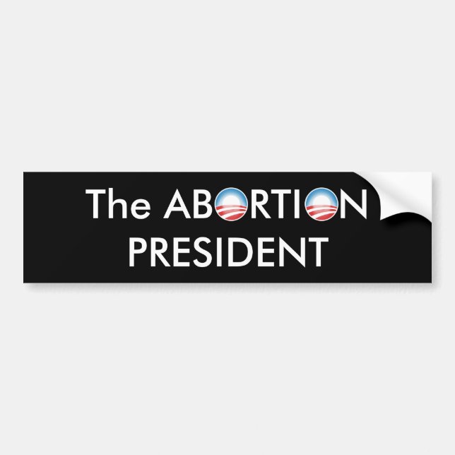 Autocollant De Voiture Président d'avortement (Devant)