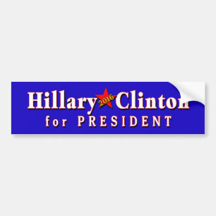 Autocollant De Voiture Président de Hillary Clinton en 2016