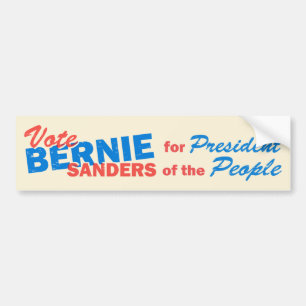 Autocollant De Voiture Président de ponceuses de Bernie des personnes V5