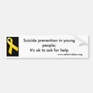 Autocollant De Voiture Prévention de suicide