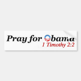Autocollant De Voiture Priez pour Obama