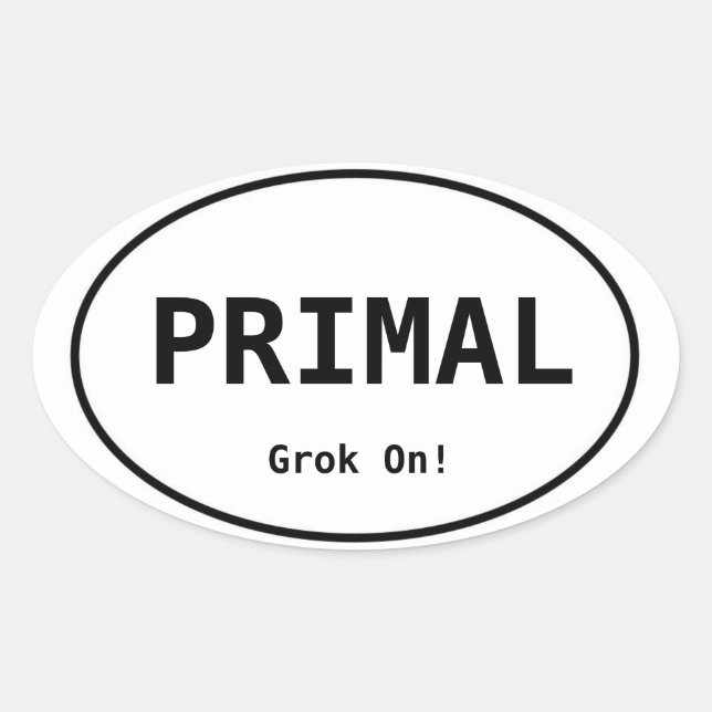 Autocollant de voiture primaire (Devant)
