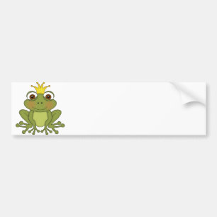 Autocollant De Voiture Prince de grenouille de conte de fées avec la