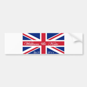 Autocollant De Voiture Prince William et Kate