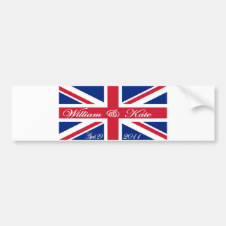 Autocollant De Voiture Prince William et Kate