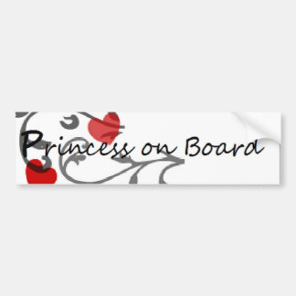 Autocollant De Voiture Princesse à bord Sticker2