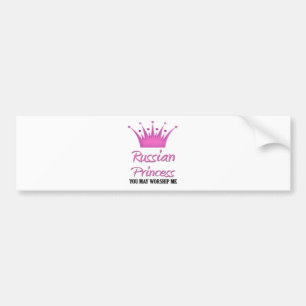 Autocollant De Voiture Princesse russe