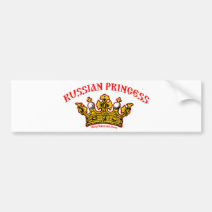 Autocollant De Voiture Princesse russe
