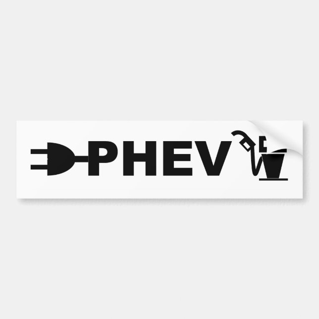 Autocollant De Voiture Prise et pompe de PHEV (Devant)