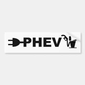 Autocollant De Voiture Prise et pompe de PHEV
