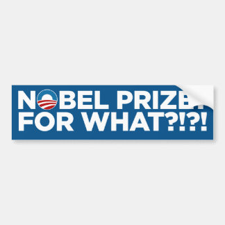 Autocollant De Voiture Prix Nobel ? Pour ce qui ! ? ! ?