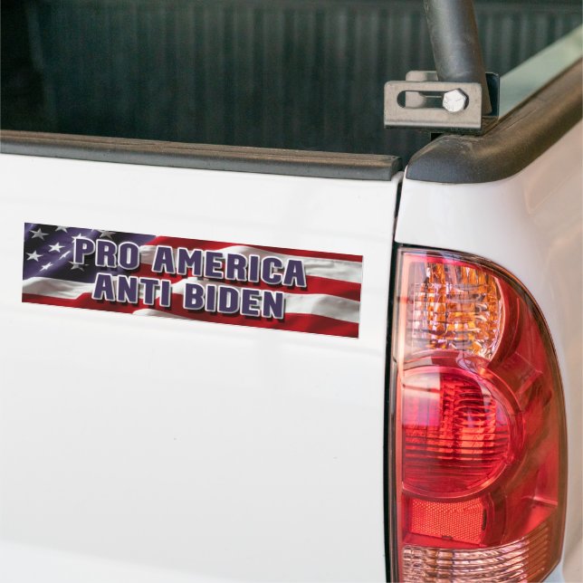 Autocollant De Voiture Pro America Anti Biden (Sur camion)