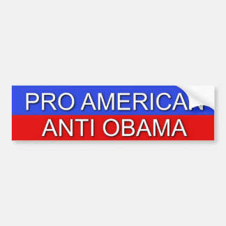 AUTOCOLLANT DE VOITURE PRO AMÉRICAIN….ANTI OBAMA