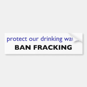 Autocollant De Voiture pro-environnement, anti-fracking adhésif pour