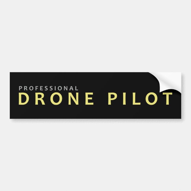 Autocollant De Voiture Pro pilote de bourdon (Devant)