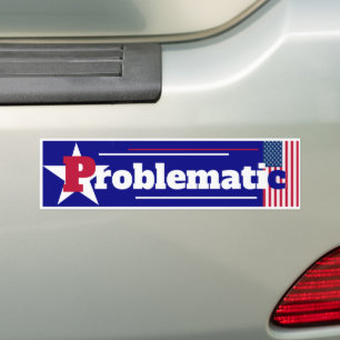 Autocollant De Voiture Problematic Bumper Sticker