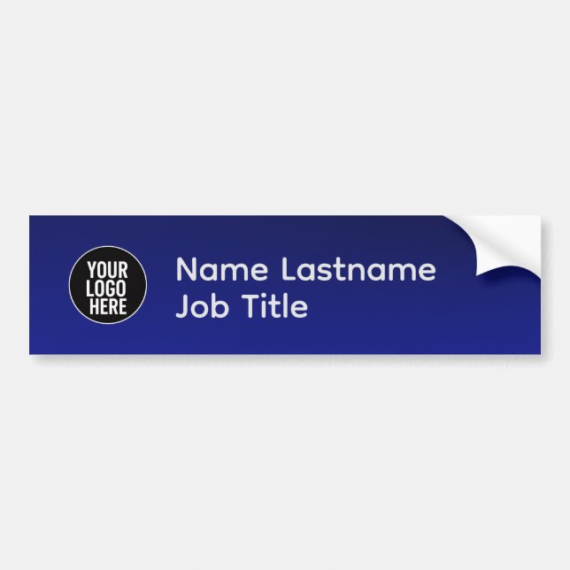 Autocollant De Voiture Professional Name Logo Bumper Sticker (Devant)