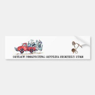 Autocollant De Voiture Proscrit prospectant l'adhésif pour pare-chocs de
