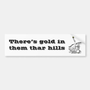 Autocollant De Voiture Prospecteur Gold Miner
