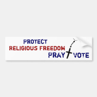 Autocollant De Voiture Protégez la liberté religieuse prient+Adhésif pour