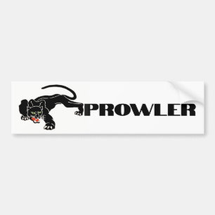 Autocollant De Voiture Prowler noir panthère de chat symbolisme furtif