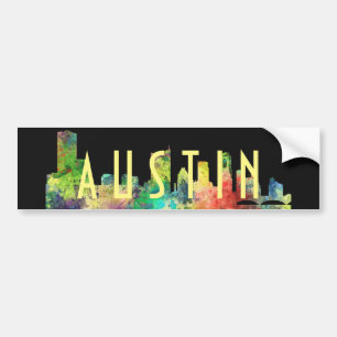 AUTOCOLLANT DE VOITURE PS D'HORIZON D'AUSTIN LE TEXAS -