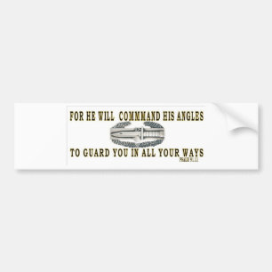 AUTOCOLLANT DE VOITURE PSALM D'ACTION DE COMBAT 91