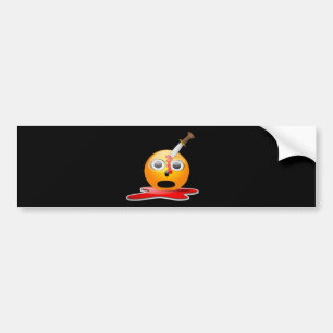 Autocollant De Voiture psycho-émoji