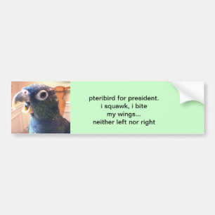 Autocollant De Voiture pteribird pour le président