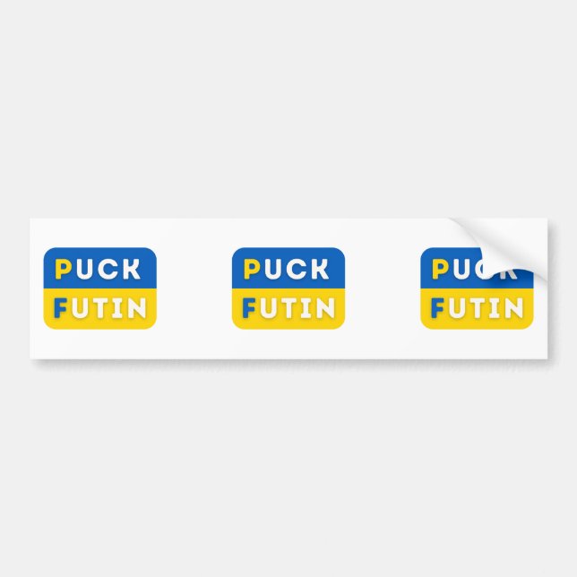 Autocollant De Voiture Puck Futin (Devant)