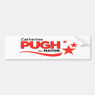 Autocollant De Voiture Pugh pour le maire adhésif pour pare-chocs