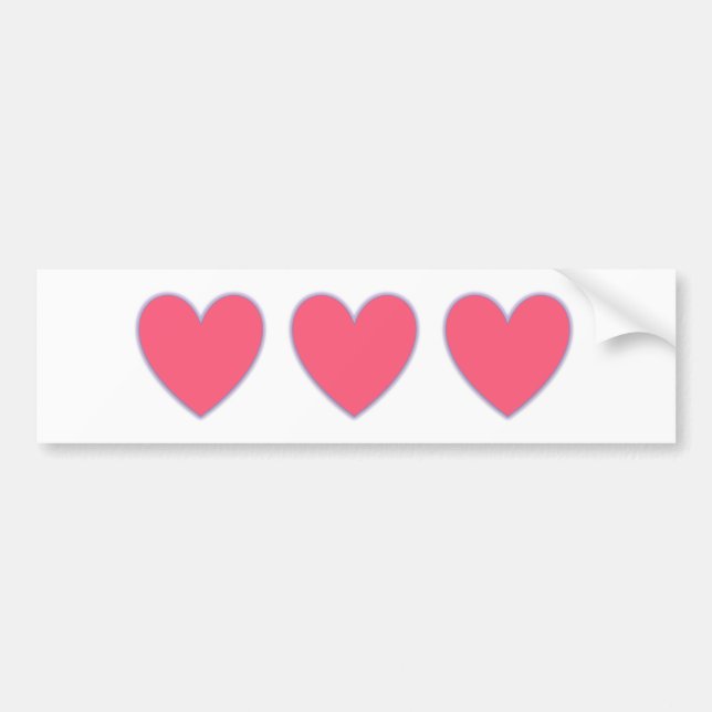 Autocollant De Voiture Puissance de coeur ! (Devant)