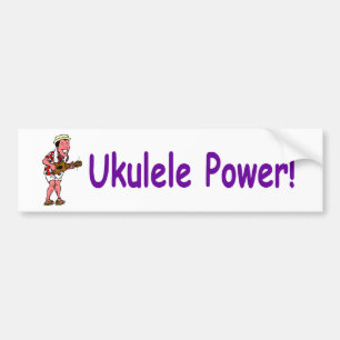 Autocollant De Voiture Puissance d'ukulélé !