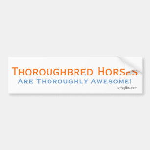 Autocollant De Voiture Pur sang Awesomeness !