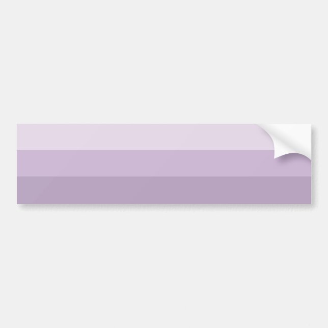 Autocollant De Voiture Purple Ombre rayé (Devant)