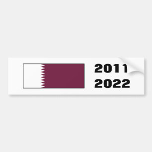 Autocollant De Voiture Qatar 2011 et 2022