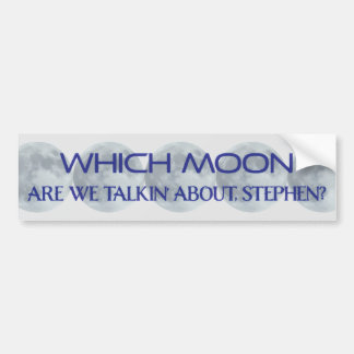 Autocollant De Voiture QI Quel Lune