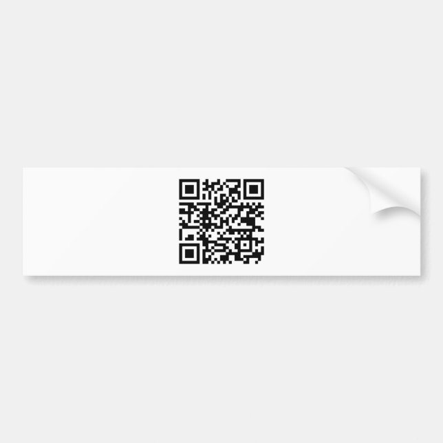 Autocollant De Voiture QR Kode (Devant)