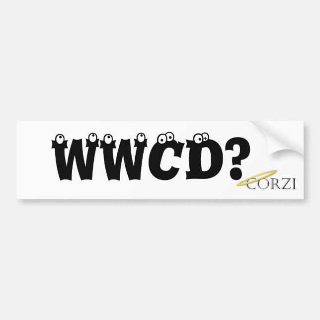 Autocollant De Voiture Que Corzi ferait-il ? (Devant)