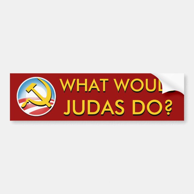 Autocollant De Voiture Que les judas feraient-ils ? (Devant)