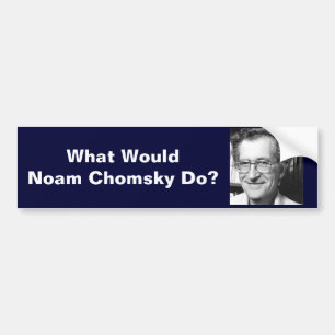Autocollant De Voiture Que Noam Chomsky ferait-il ?