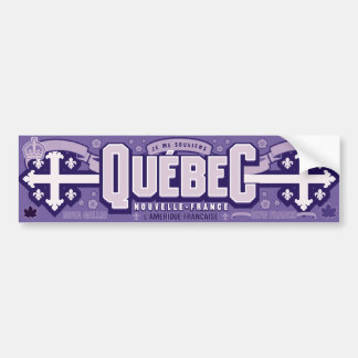 Autocollant De Voiture Québec. La Nouvelle-France