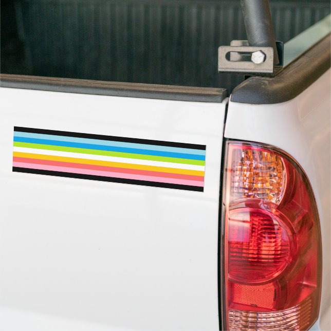 Autocollant De Voiture Queer Pride (Sur camion)