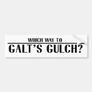 Autocollant De Voiture Quelle manière à Gulch de Galt ?