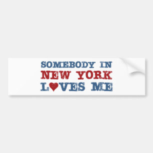 Autocollant De Voiture Quelqu'un à New York m'aime